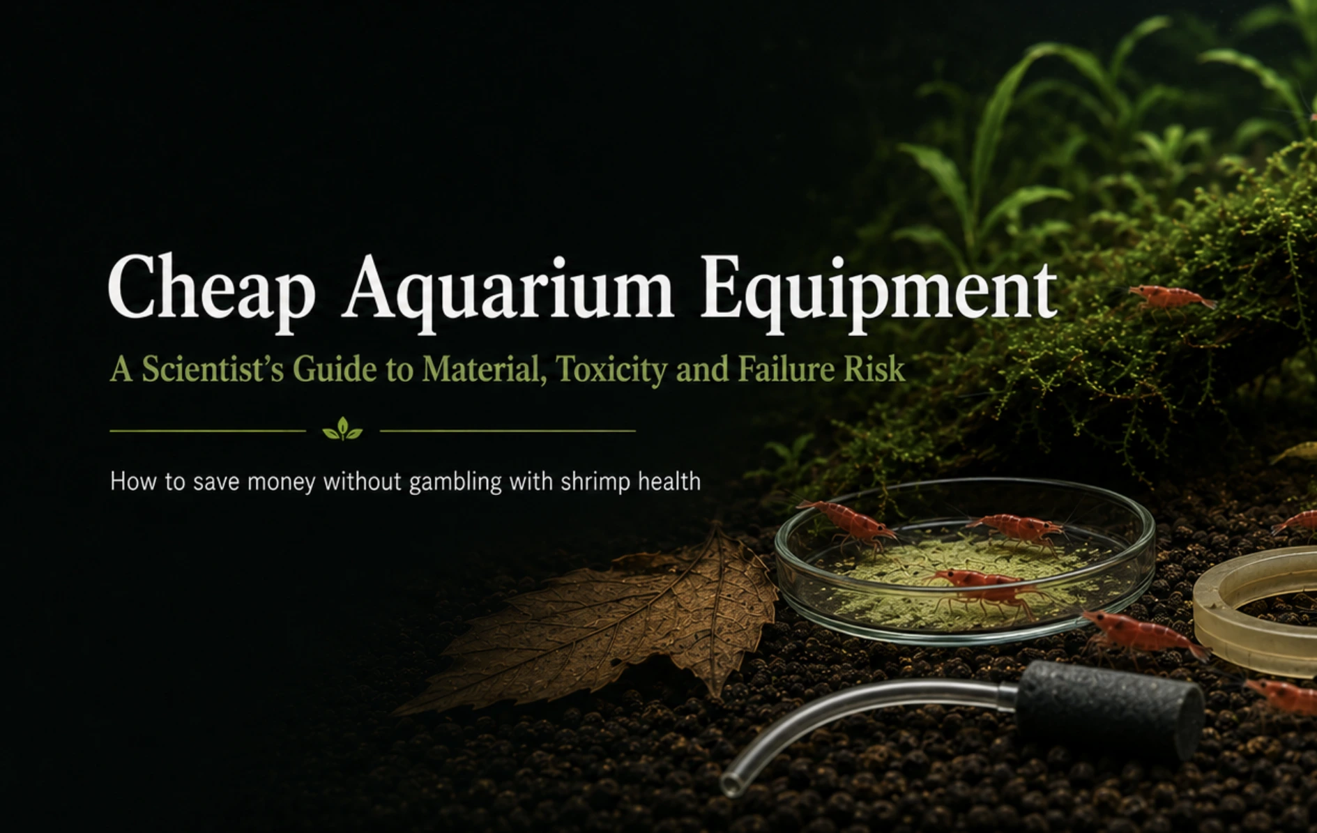 Cheap Aquarium Equipment: A Scientist’s Guide to Material, Toxicity and Failure Risk